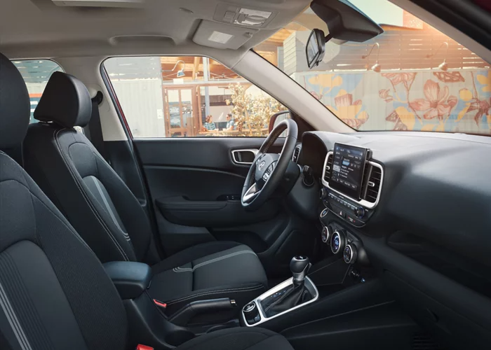 Interior of Hyundai Venue