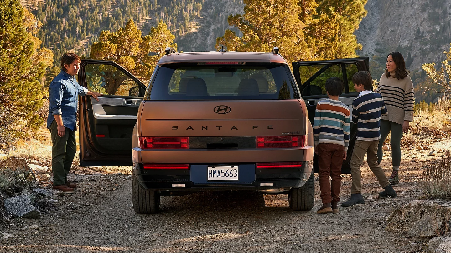 2026 Hyundai Santa Fe with family