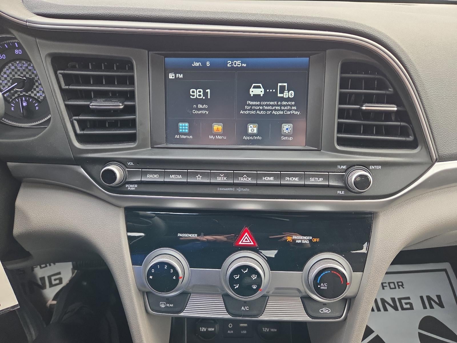2019 Hyundai ELANTRA SEL Auto