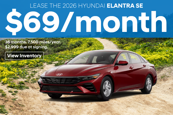 Lease A New 2026 Hyundai Elantra SE