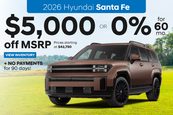 2026 Hyundai Santa Fe May Offer